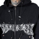 Cardy texturé noir/blanc – Image 5