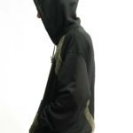 Splinter Hoodie / Faux fur / Black – Image 7