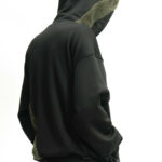 Splinter Hoodie / Faux fur / Black – Image 4