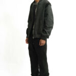 Bombers/Grey and Black/Faux Fur – Image 9