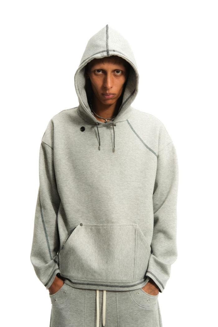 Splinter Hoodie/ Black overstiches