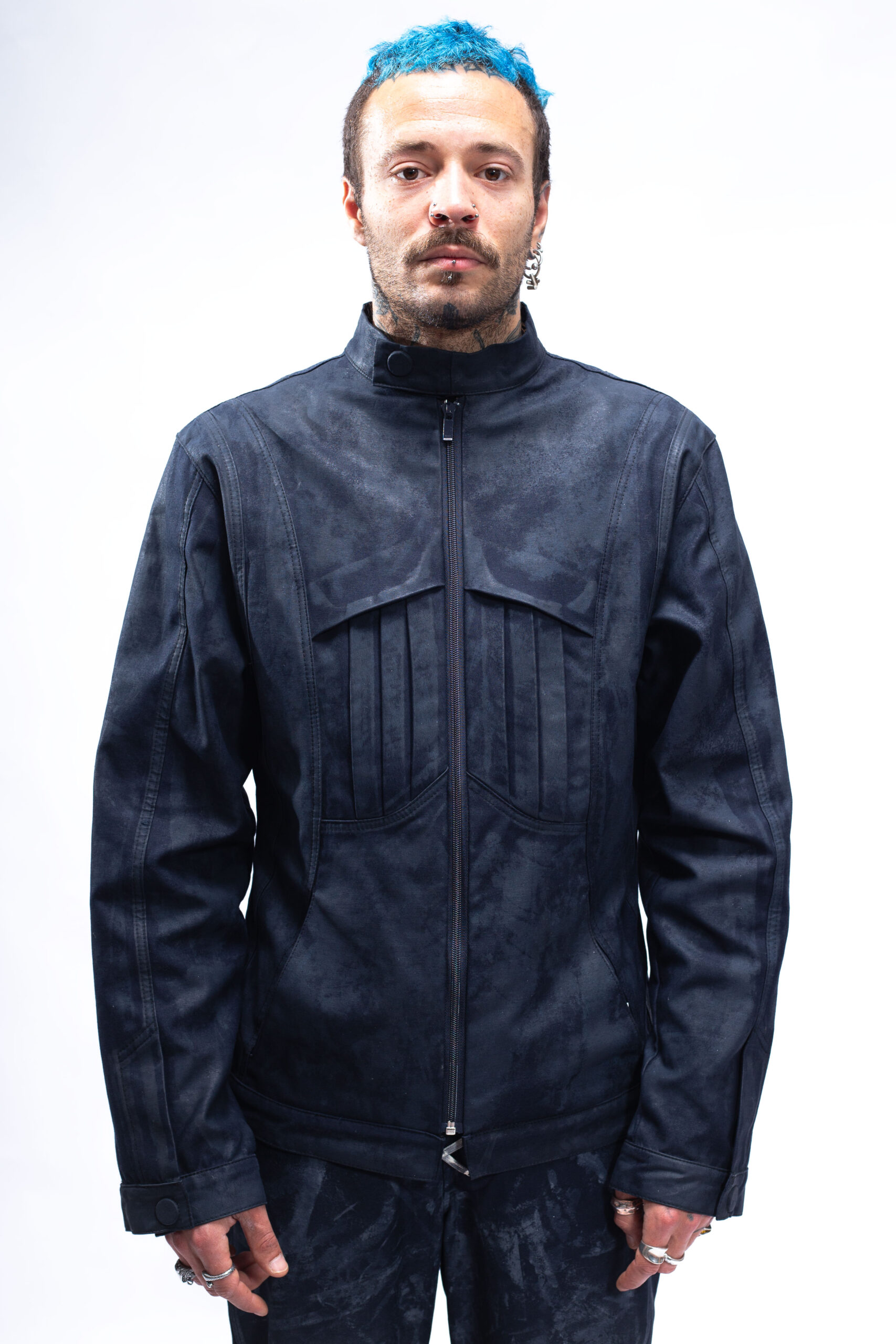 Veste aimantée patiné