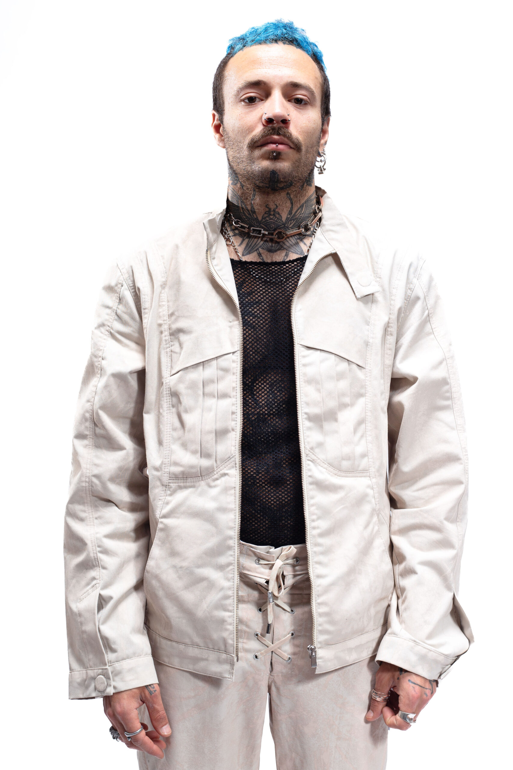 Veste aimantée patiné